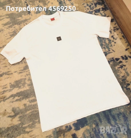 ЧИСТО НОВА Бяла Тениска HUGO BOSS | Размер XL | 100% Оригинал, снимка 2 - Тениски - 55192641