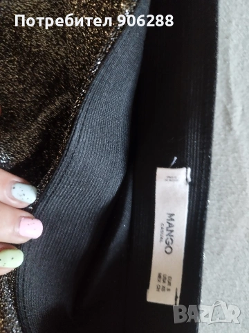 пола Mango размер С ластик в талията, снимка 3 - Поли - 54321968