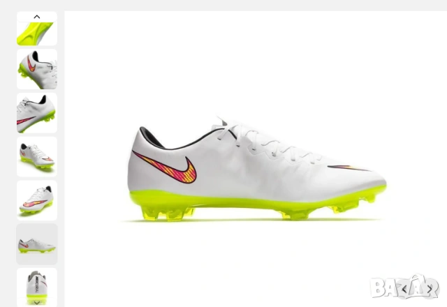 професионални бутонки Nike Mercurial Vapor X FG ACC номер 41 , снимка 5 - Футбол - 54756219
