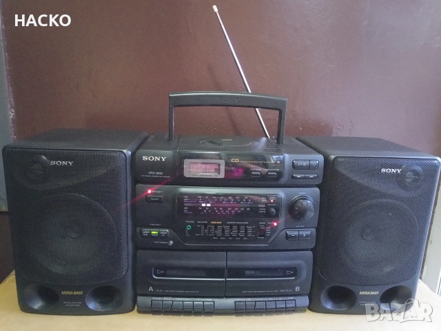 SONY CFD-560L Радио Двукасетен Дек+SONY CFD-560L Радио Двукасетен Дек+CD Плейър