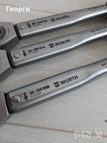 WURTH  1/2'', 20-100 Nm динамометрични ключове, снимка 2 - Ключове - 54314418