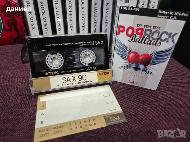 хубави аудио касети TDK SA/SA-X90, MAXELL XLII90, BASF CR-EII90, SONY UX90, FUJI JP-II90 + подарък, снимка 3 - Аудио касети - 55545561