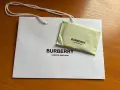 Кожено портмоне тип card holder, Burberry, тъмно кафяво, снимка 5