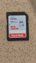 Карта памет SanDisk 32GB Ultra SDHC,120MB/s, UHS-I, C10, U1, Full HD, SD Card - отлично състояние, снимка 2