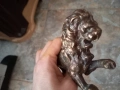 Бронзова фигура с лъв , снимка 6