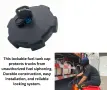 Капачка за резервоар с ключалка, 2 ключа и верижка за DAF, MAN, Mercedes, Volvo, Renault, Iveco, снимка 3