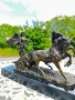 Масивна бронзова скулптура „Квадрига“ – 100% Бронз – 6 кг – Авторска творба „Adrian Jones“, снимка 1