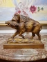 Прекрасна антикварна немска дървена фигура статуетка скулптура , снимка 3