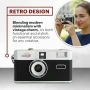 Нов аналогов Компактен 35mm Фотоапарат Half Frame Презареждаем Ретро Стил, снимка 2