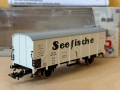Товарен вагон PIKO 54540 Seefischkühlwagen HO влак, влакче, снимка 3