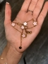 Златно колие тип van cleef, снимка 1