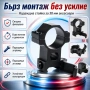 Стойка R8 с бързо освобождаване за оръжие ловна въздушна пушка лов еърсофт фенер оптика бързомер, снимка 1