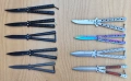Сгъваем нож пеперуда /Butterfly Knife/-3 модела  , снимка 1
