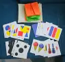 Продавам много запазени бебешки играчки Little Dutch, жирафа Софи, Стич, карти с визуални стимулации, снимка 10