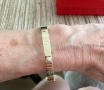 Златна гривна Cartier 14k.,8,07гр., снимка 4