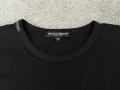 Dolce & Gabbana Black Cotton Jersey Logo Embroidered T-Shirt, снимка 5