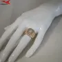 Пръстен с 14К златно покритие 224948, снимка 4