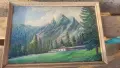 Картина планински пейзаж в рамка , снимка 2