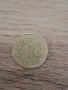 Гръцка монета 10 цента 2002г с буква "F"., снимка 2
