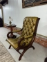 Chesterfield/Честърфийлд  Handmade – Класическо кресло с висока облегалка, снимка 5
