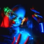 Светещи PARTY LED очила, режим в 7 цвята, снимка 6