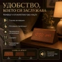 Стаен настолен електронен лед часовник големи цифри термометър на ток, снимка 3
