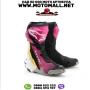 Ботуши ALPINESTARS SUPERTECH R V2 Black/Pink/White/Yellow, снимка 1