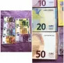 Реквизитни евро Банкноти за сватби - 50 броя в пачка, снимка 8