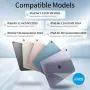 Нов Калъф за iPad Air 11 M4/M3/M2 розов магнитен въртящ се с гръб Защита Айпад, снимка 4