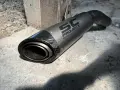 Project S1 спортно гърне титан карбон за мотор, снимка 4