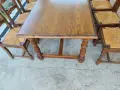 Маса масивно дърво и столове , снимка 2