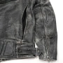 Harley Davidson Spencer Оригинално Кожено Яке Износен Захабен Изцапан Ефект M, снимка 7