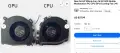  HP ZBook Fury 16 G9 или G10 Mobile Workstation PC CPU GPU Cooling Fan чисто нов вентилатор охлаждан, снимка 6