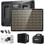 LED панел Amaran P60x Bicolor 3200-6500K с дистанционно и софтбокс с решетка, снимка 5
