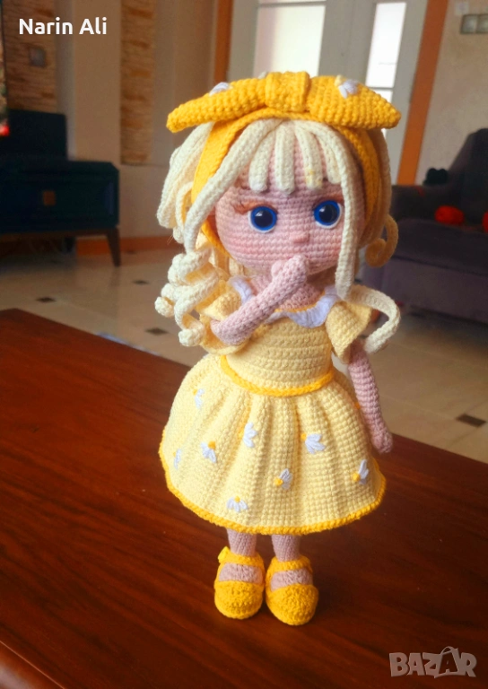 Ръчно плетена кукла, снимка 1