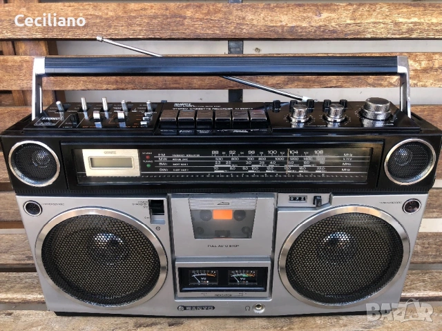 SANYO M9990K-(Japan)-работещ радиокасетофон., снимка 15 - Радиокасетофони, транзистори - 54081736