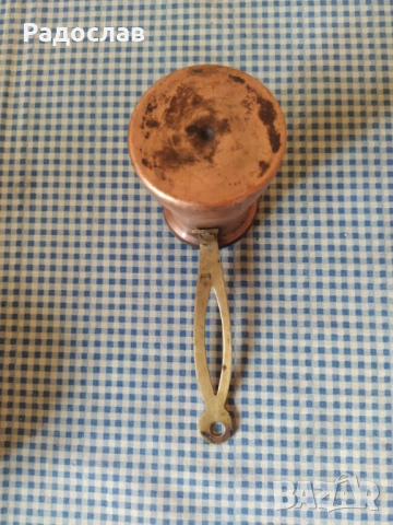 малко медно джазве, снимка 5 - Прибори за хранене, готвене и сервиране - 54264808