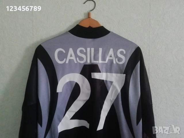 Real Madrid Casillas Adidas 1999/2000 оригинална тениска фланелка Реал Мадрид Касияс екип , снимка 4 - Тениски - 51513366