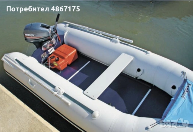 Гумена Лодка Zodiac Typhoon 3, 80 m.  с твърдо дъно и надуваем кил, снимка 2 - Екипировка - 55049707