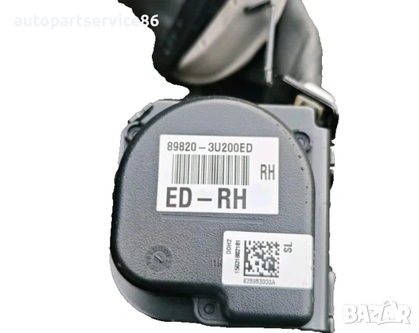 Заден ляв предпазен колан за Kia Sportage 2.0 CRDi AWD 4x4 (2015) 89820-3U200ED OEM, снимка 2 - Части - 54889808