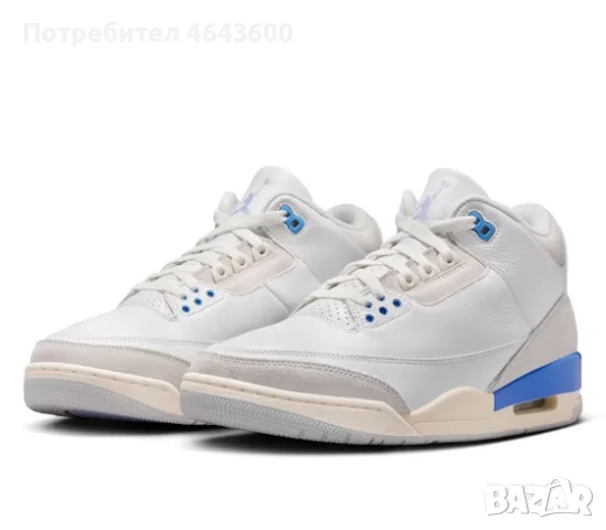 Jordan 3 Retro Lucky Shorts, снимка 2 - Маратонки - 55693016
