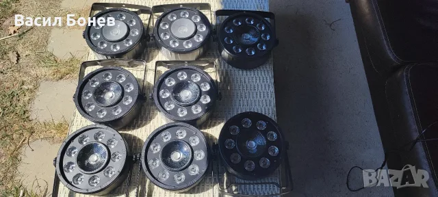 Лед пар RGB led par сценично дискотечно осветление, снимка 2 - Лед осветление - 55535924