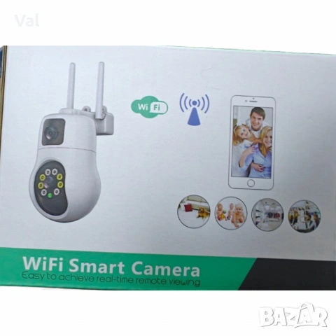 Смарт PTZ WiFi камера за външен монтаж 2x 3MP, ICSee, снимка 5 - IP камери - 55163724