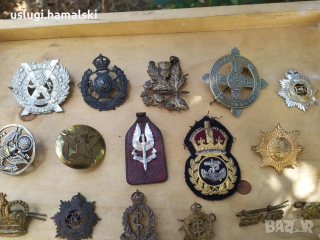 Лот стари военни нагръдни знаци и кокарди, снимка 2 - Антикварни и старинни предмети - 55198745