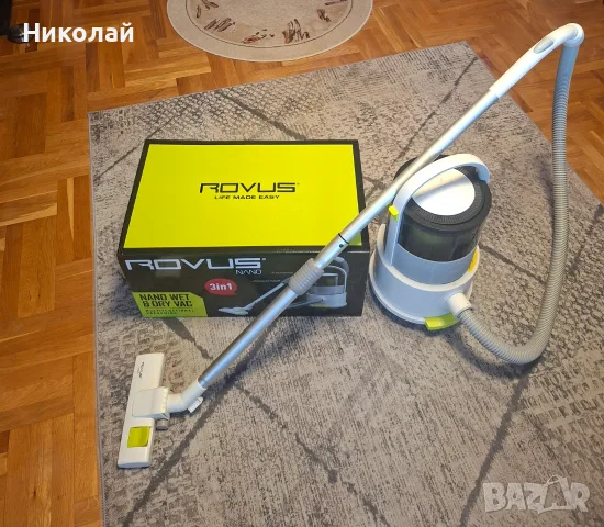 Прахосмукачка с воден филтър Ровус Виктор Вак, снимка 2 - Прахосмукачки - 55579667