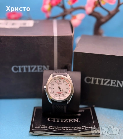 Мъжки часовник Citizen Eco-Drive Titanium Golf  , снимка 3 - Мъжки - 55010116