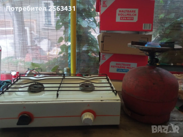 Комплект газови котлони с бутилка газ, снимка 7 - Котлони - 54655203