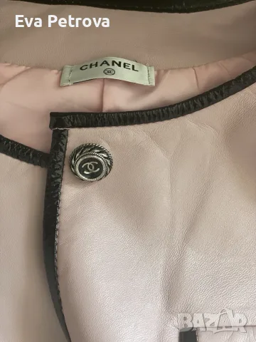 Chanel кожено яке S,M, снимка 6 - Якета - 55391986