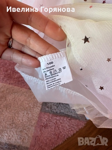 Детска рокличка за 4ти рожден ден размер 100см., снимка 4 - Детски рокли и поли - 54307954