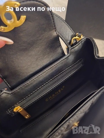 Chanel Kelly Дамска Черна Чанта Код Brand Luxury Fashion11, снимка 4 - Чанти - 54953693